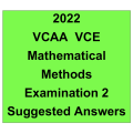 Detailed answers 2022 VCAA VCE Mathematical Methods Examination 2